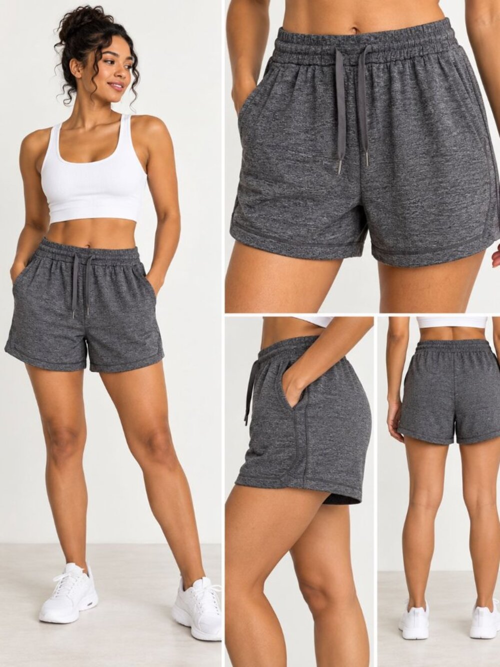 Lululemon Men’s Shorts Gray Athletic Drawstring Size M
